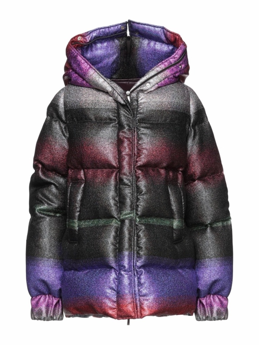 MARCO DE VINCENZO Ombre Metallic Puffer Jacket RARE